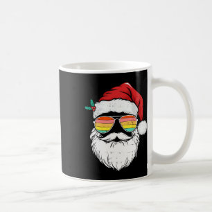 Caneca De Café Papais noeis Retro Enfrentam Pulmões Natal Homens