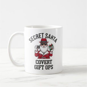 Caneca De Café Papais noeis Secretos: Ops De Presente De Cobertur