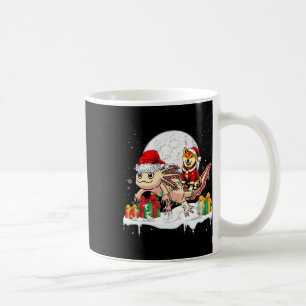 Caneca De Café Papais noeis Shiba Inu Andando Axolotl Proprietári
