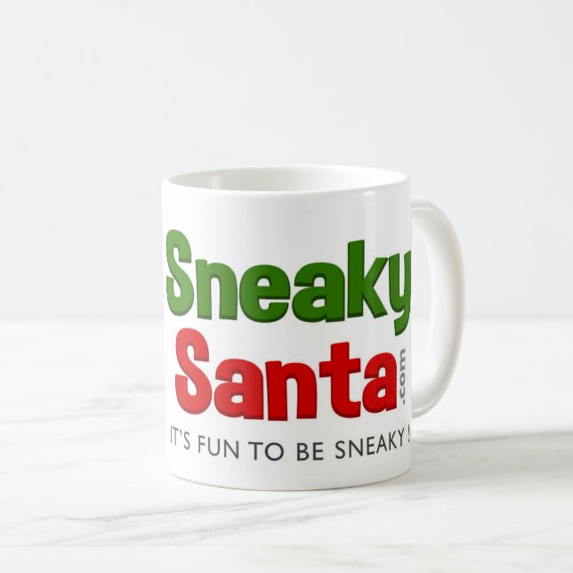 Caneca De Café Papais noeis Sneaky Classic Mug, 11 oz (Frente Esquerda)