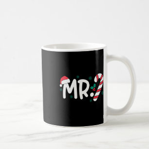 Caneca De Café Papais noeis Sr. E Sra. Candy Cane Casais Correspo