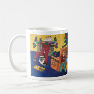Caneca De Café Papais noeis Surpresa