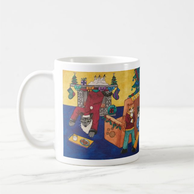Caneca De Café Papais noeis Surpresa (Esquerda)