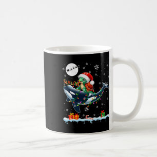 Caneca De Café Papais noeis Tartaruga Andando Orca Reindeer Mar d