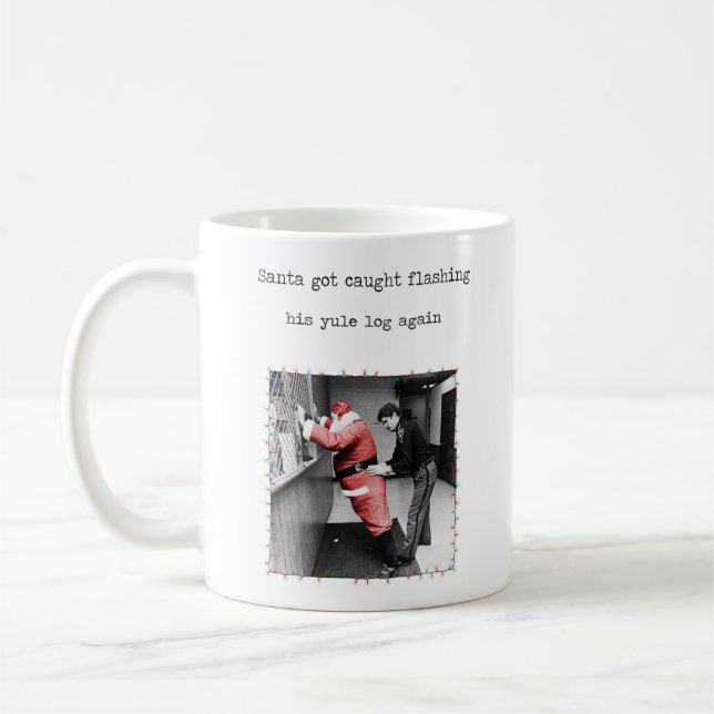 Caneca De Café Papais noeis travessosos (Esquerda)