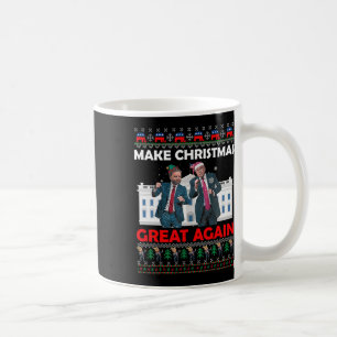Caneca De Café Papais noeis Trump Dance Torne o Excelente de Nata