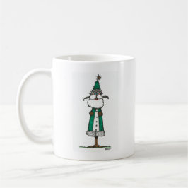 Caneca De Café Papais noeis verdes felizes
