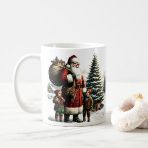Caneca De Café Papais noeis Vintage