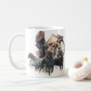 Caneca De Café Papel adesivo de ponteiro com cabeleireira alemã