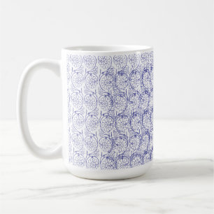 Caneca De Café Papel branco de embrulho com uma parte sutil e rep