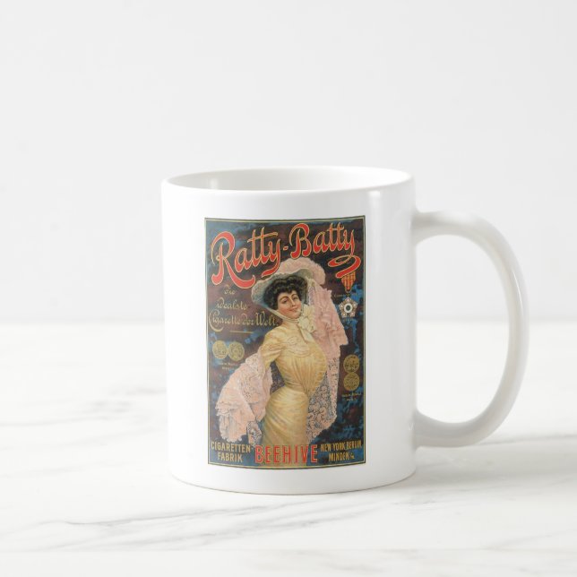 Caneca De Café Papel de Cigarro Ratty Batty 1910 (Direita)