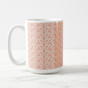 Caneca De Café Papel de enrolamento com um padrão repetitivo de v