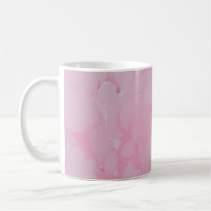Caneca De Café Papel de parede abstrato cor-de-rosa