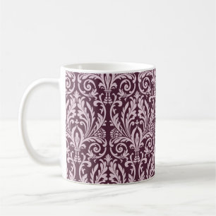 Caneca De Café Papel de parede clássico sem costura damask.