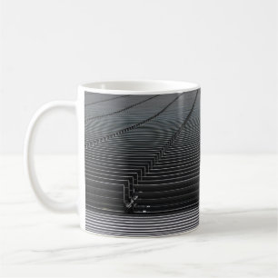 Caneca De Café PAPEL DE PAREDE DIGITAL DA ABSTRATO cinza