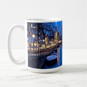 Caneca De Café Papel de Parede Noturno de Amsterdã-67657