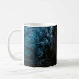Caneca De Café Papel de parede vermelho e azul