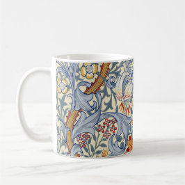 Caneca De Café Papel de parede vitoriano Gold Lily de William Mor