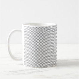 Caneca De Café Papel de Presente Cinza com Padrão de Natal Modern
