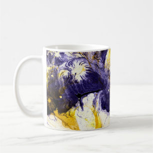 Caneca De Café Papel Marcado: Arte Acrílica Brilhante