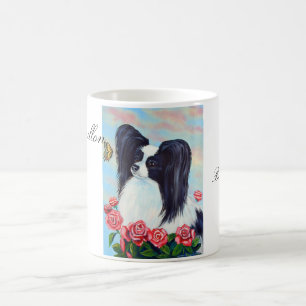 Caneca De Café Papillon Cão