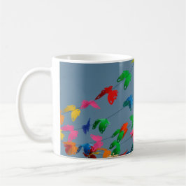 Caneca De Café papillons multicolores