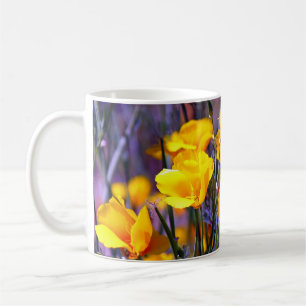 Caneca De Café Papoila dourada