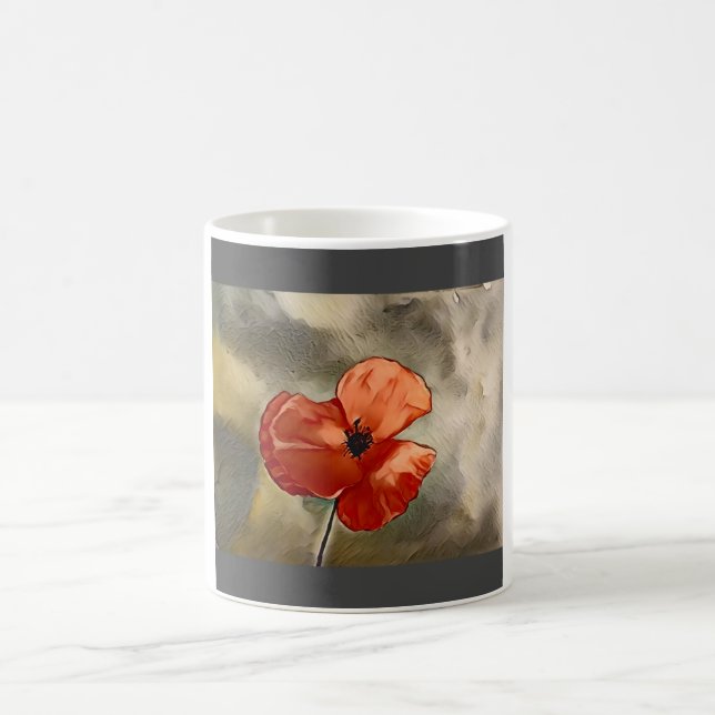 Caneca De Café Papoula (Centro)
