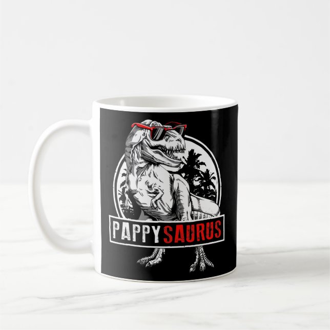 Caneca De Café Pappy Surus T Rex Dinosaur Pappy Surus (Esquerda)
