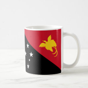 Caneca De Café Papua Nova Guiné Sinalizador Cerâmico Café Mug
