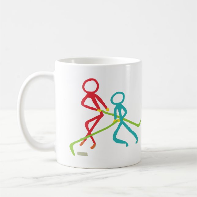 Caneca De Café Paquinhas de Hóquei no Gelo (Esquerda)