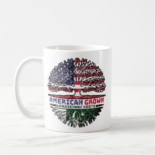 Caneca De Café Paquistão paquistanês EUA americano Estados Unidos