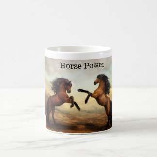 Caneca De Café par de cavalos selvagens