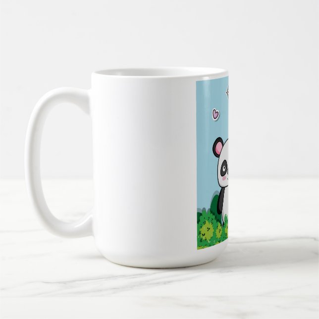 Caneca De Café Par de Pandas (Esquerda)