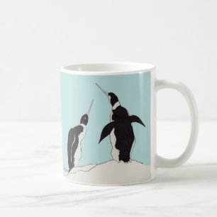 Caneca De Café par de pinguins