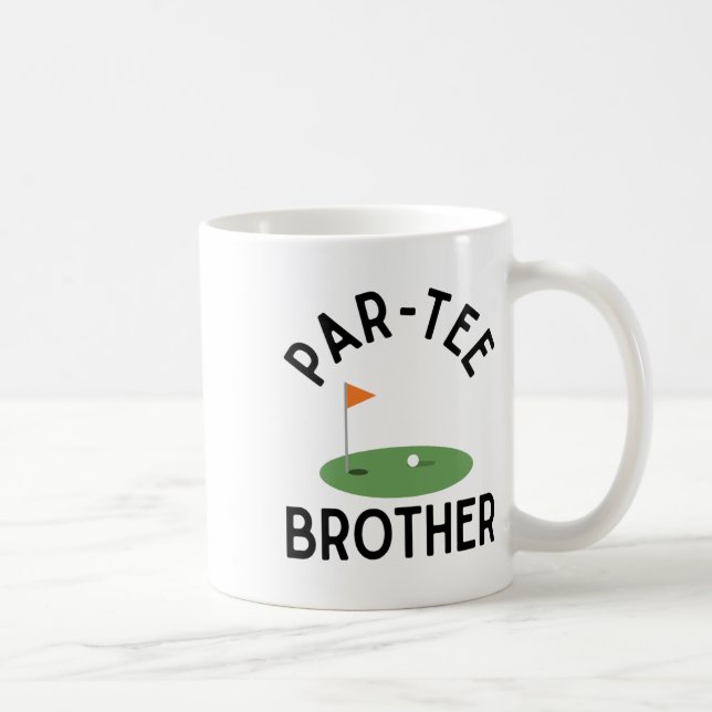 Caneca De Café Par Tee Brother Funny Golf Birthday Party Family M (Direita)