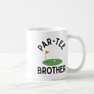 Caneca De Café Par Tee Irmão Engraçado Golfe Aniversário Família 