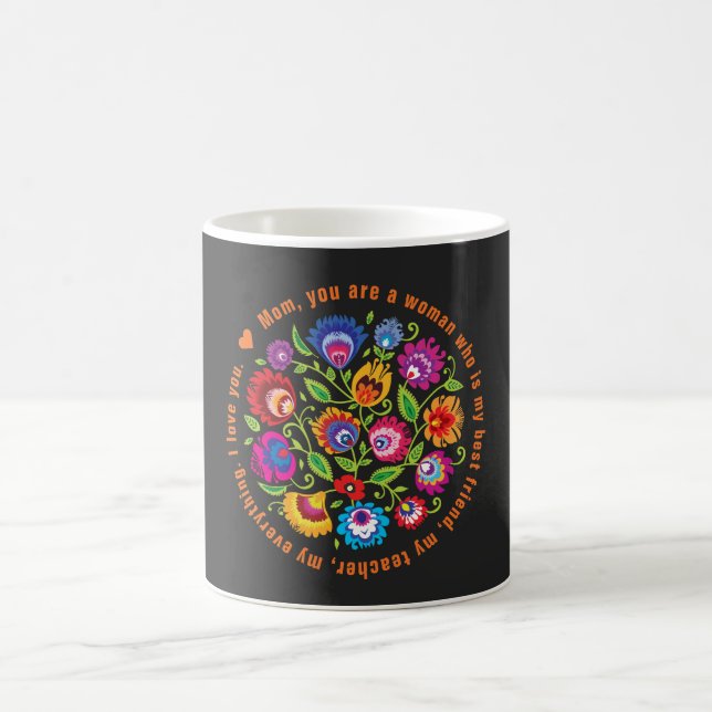 Caneca De Café Para a composição folclórica da Mãe Polonesa (Centro)