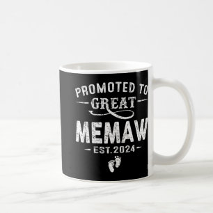 Caneca De Café Para a Grande Memaw 2024 Dia das Mães Primeira Vez