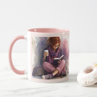 Caneca de Café para Amante de Livros Aconchegante