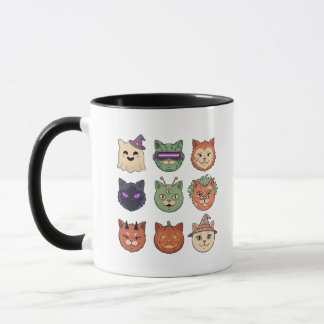 Caneca de Café para Amantes de Gatos Assustadores