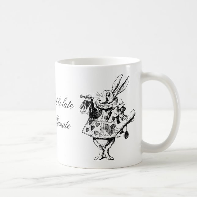 Caneca de café para aqueles que gostam de Alice no (Direita)