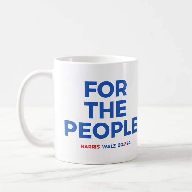 Caneca De Café Para as pessoas - Harris Walz 2024 (Esquerda)