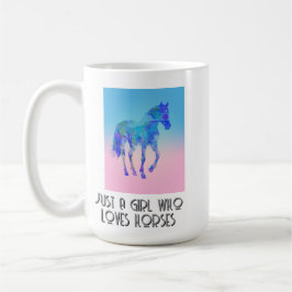 caneca de café para café com amor de cavalo