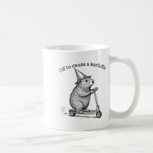 Caneca De Café Para Causar uma Confusão, Patinete Engraçado de To