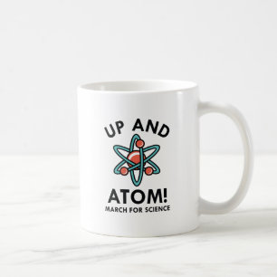 Caneca De Café Para Cima E Atom!