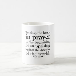 Caneca De Café Para Clasp as mãos na oração