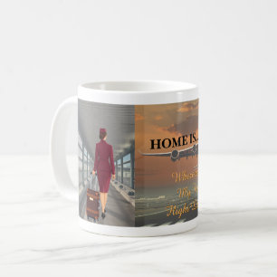 Caneca de Café para Comissário de Bordo e Tripulaç