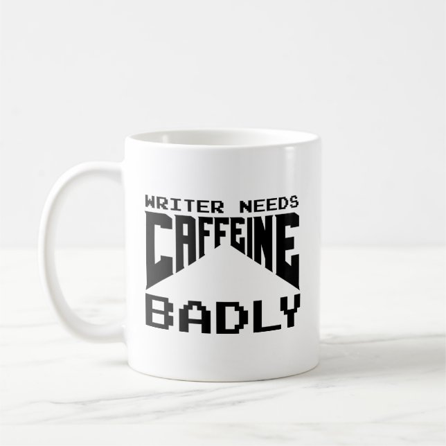 Caneca de Café para Escritor que Precisa Muito de  (Esquerda)