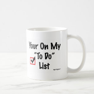 Caneca De Café Para fazer a lista
